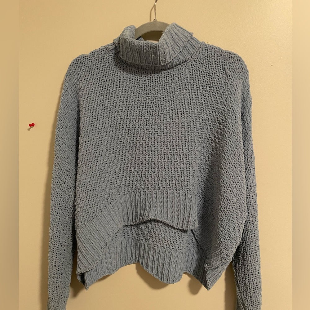 PacSun Light Blue Turtle Neck Sweater